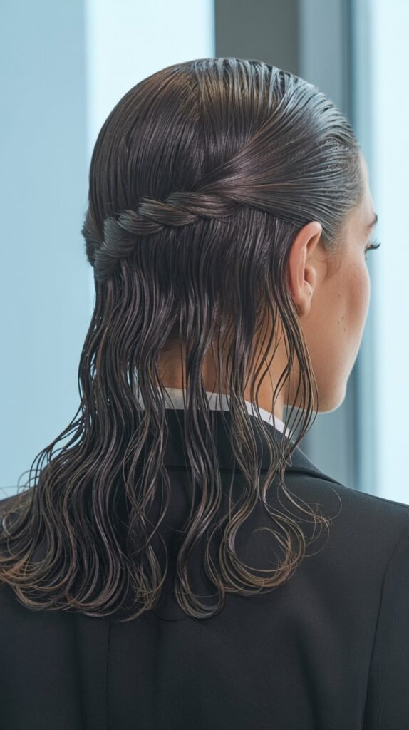 The Twisted Half-Up Style