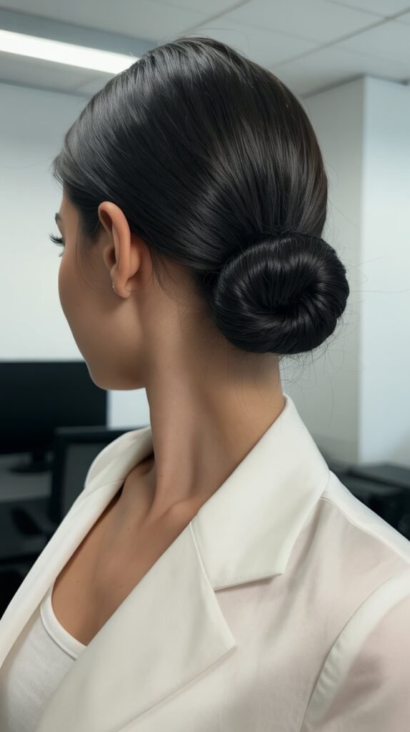 The Sleek Low Bun
