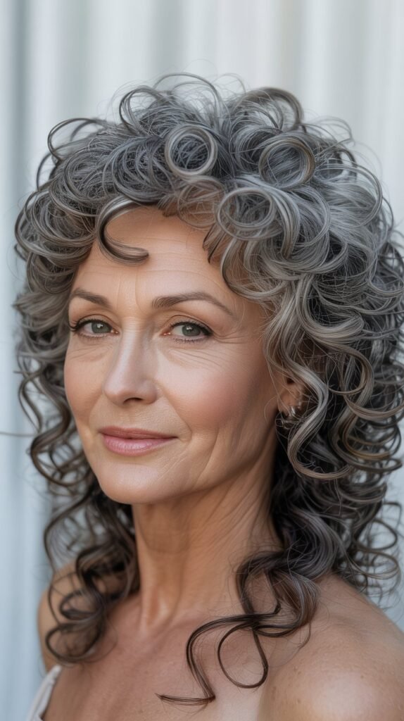 Voluminous Curly Crown