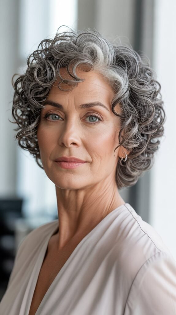 Curly Crop with Texture