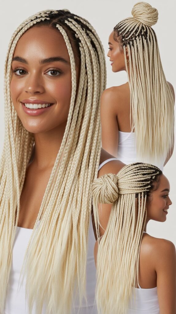 Blonde Box Braid Wig