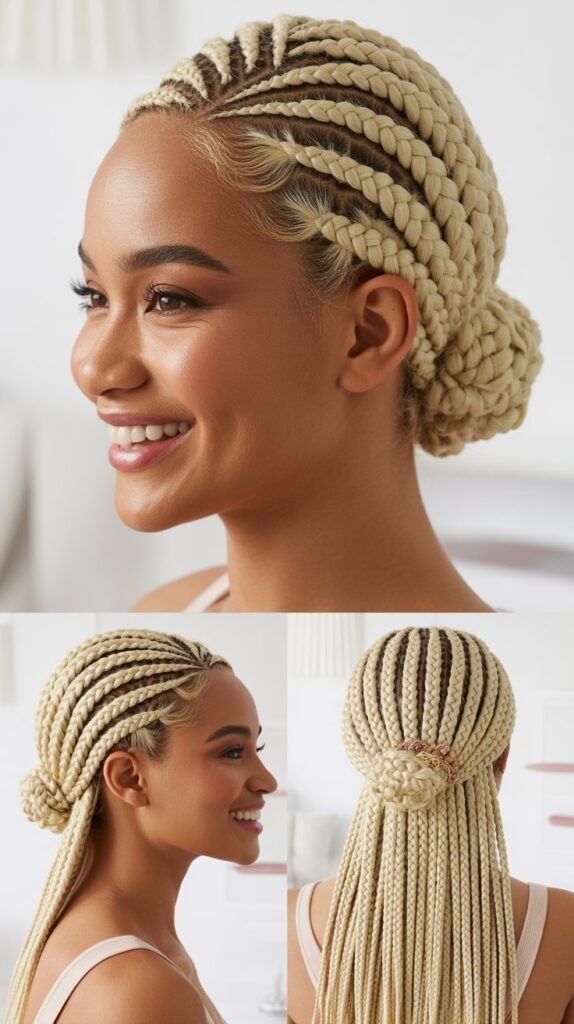 Low Chignon Updo Wig