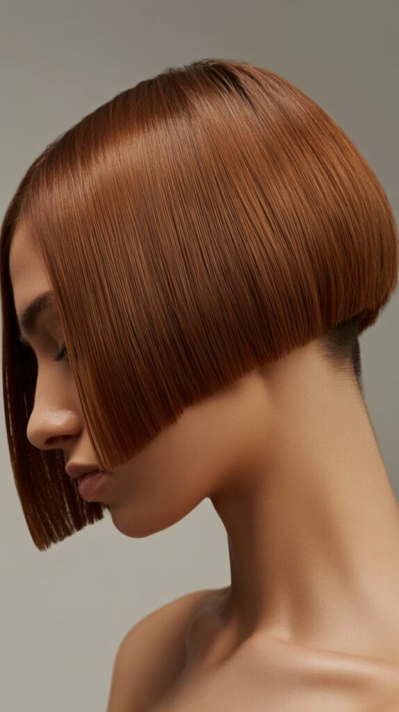 Best 32+ Inverted Layered Bob Hairstyles with Stacked Cuts Trendy Upgrade 7 Blunt Inverted Bob with Stacked Interior Layers