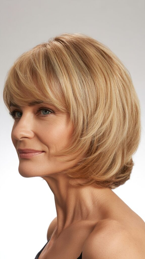 Top 30+ Medium Length Hairstyles for Thin Fine Hair Over 50 2 Textured Shag with Choppy Layers