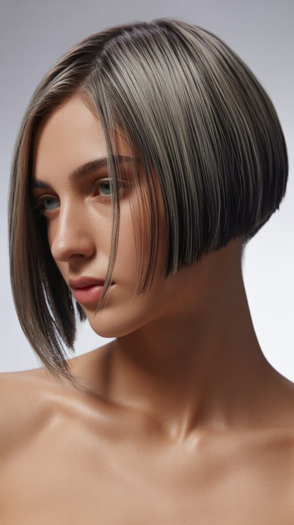 34+ Latest Bob Haircuts for Fine Hair 3 A-Line Bob with Graduated Layers