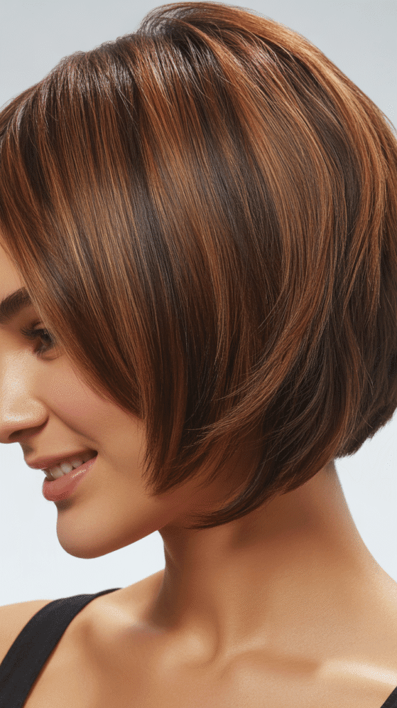 Best 30+ Chic Short Stacked Inverted Bob Haircuts for a Modern Look 13 Stacked Bob for Thick Hair