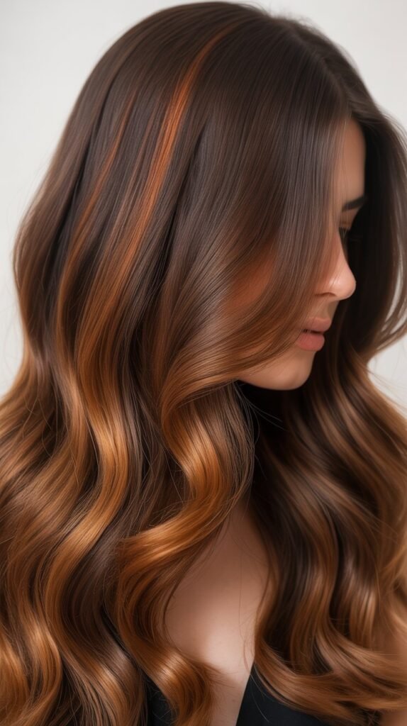 Chocolate Caramel Melt with Copper Undertones