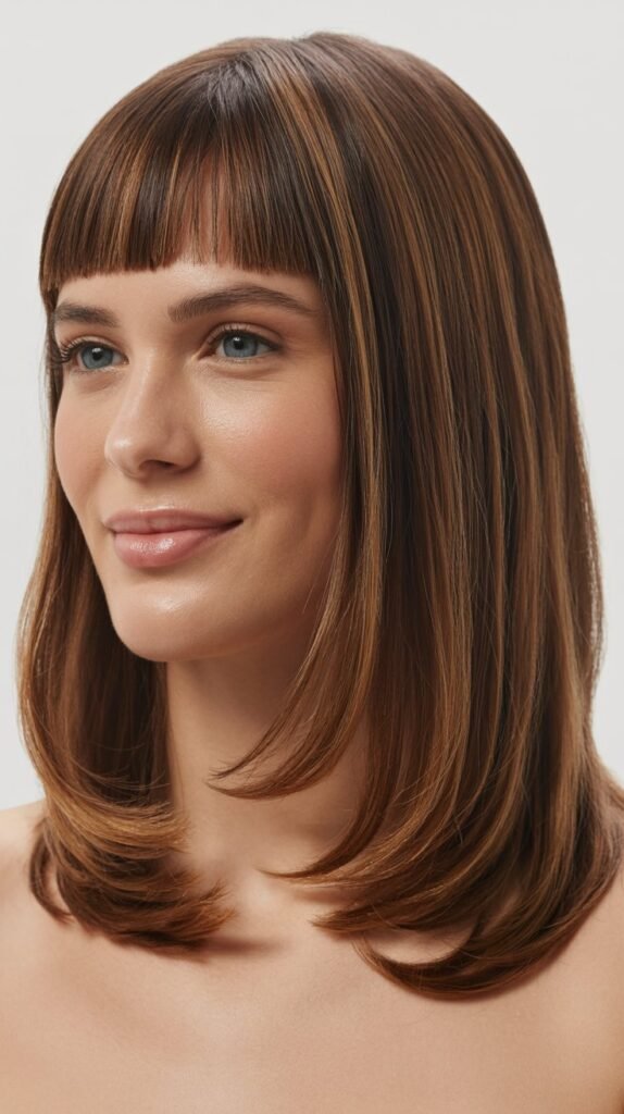 Long Bob with Micro Bangs