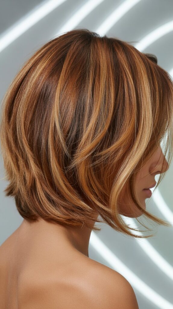 Best 27+ Choppy Bob Haircuts for Thick Hair 10 Choppy Bob with Balayage Highlights