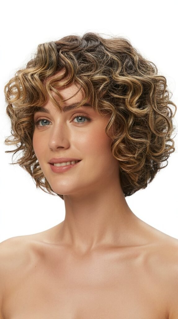 Curly Bob (for Naturally Textured Fine Hair)