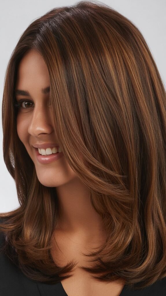 Reverse Balayage Lowlights