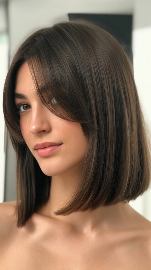 Precision-Cut Bob with Soft Texture
