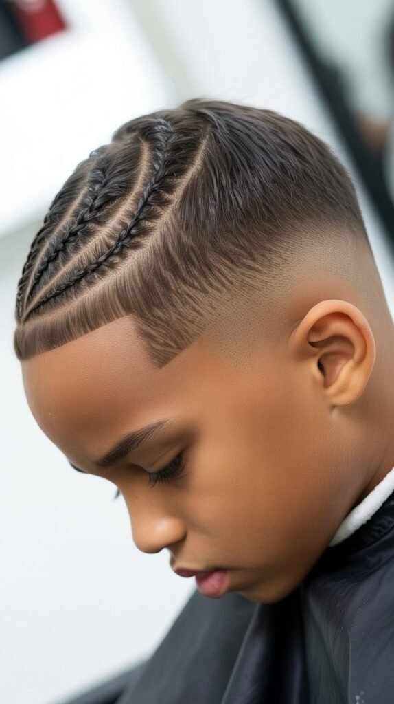 Braided Top with Fade