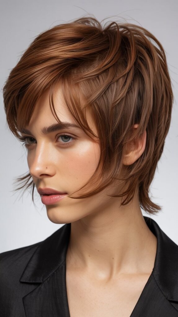 Textured Bowl Cut with Modern Layers