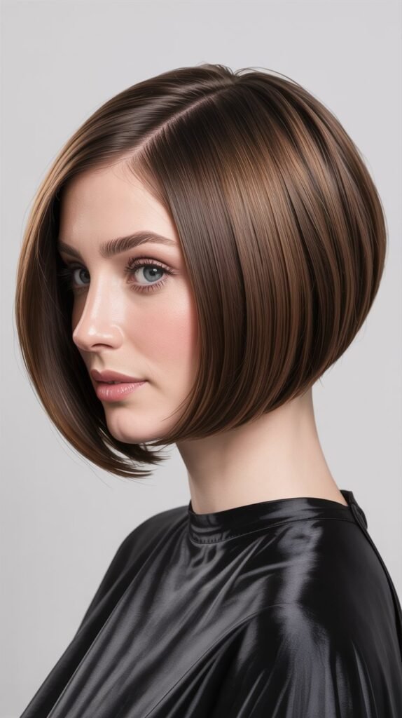 Angled Bob (A-Line Bob)