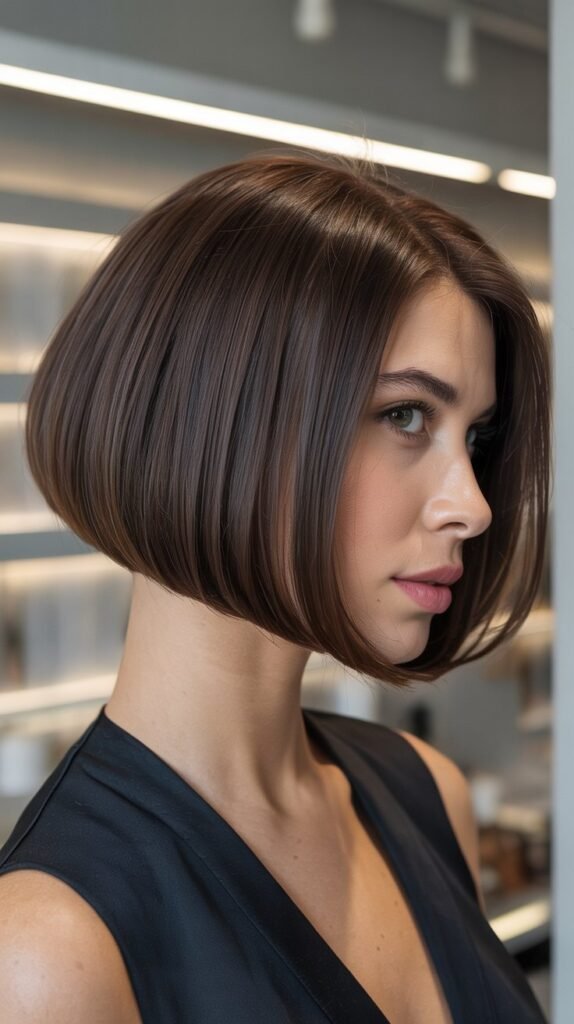Classic Short Angled Bob