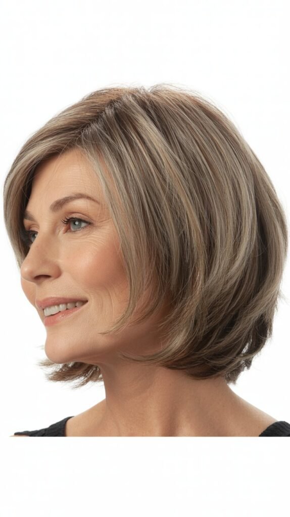 Layered Bob with Face-Framing Pieces