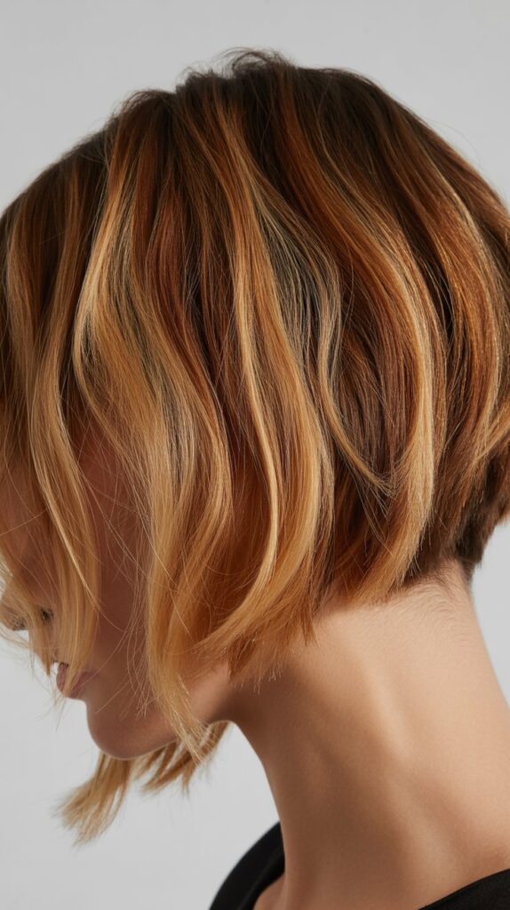 Best 30 Short Choppy French Bob Haircuts for an Instant Cool-Girl Look 19 Choppy French Bob with Color Melt