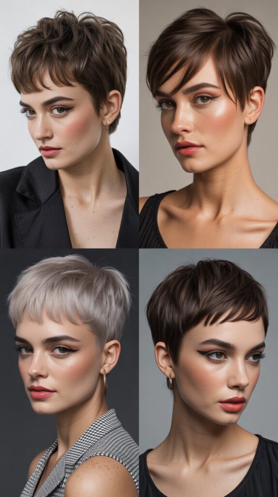 Pixie with Micro Bangs