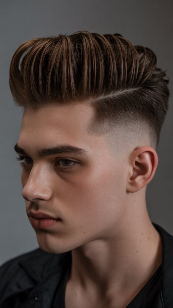 30+ Trendy Haircuts for Boys in 2025 You Won't Want to Miss 13 Pompadour Fade