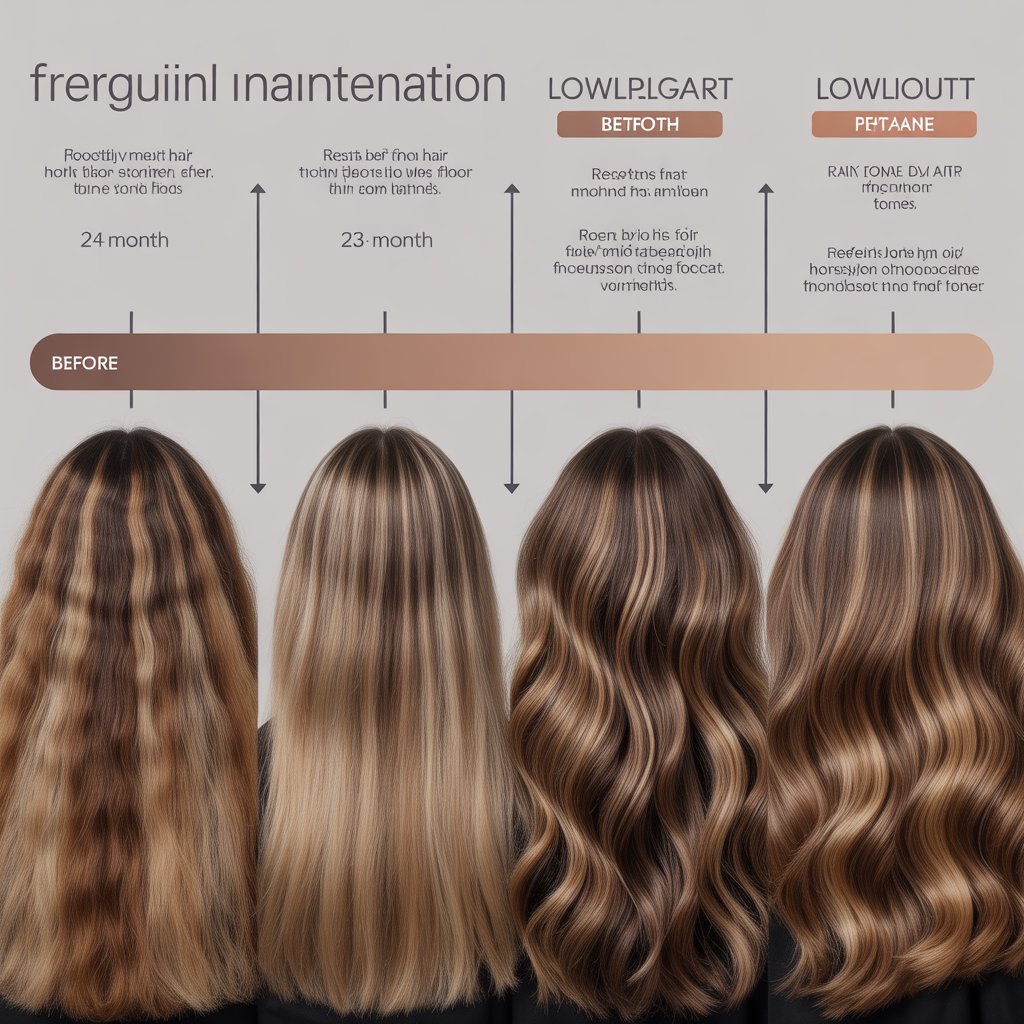 Long-Term Hair Health Strategy with Regular Lowlights