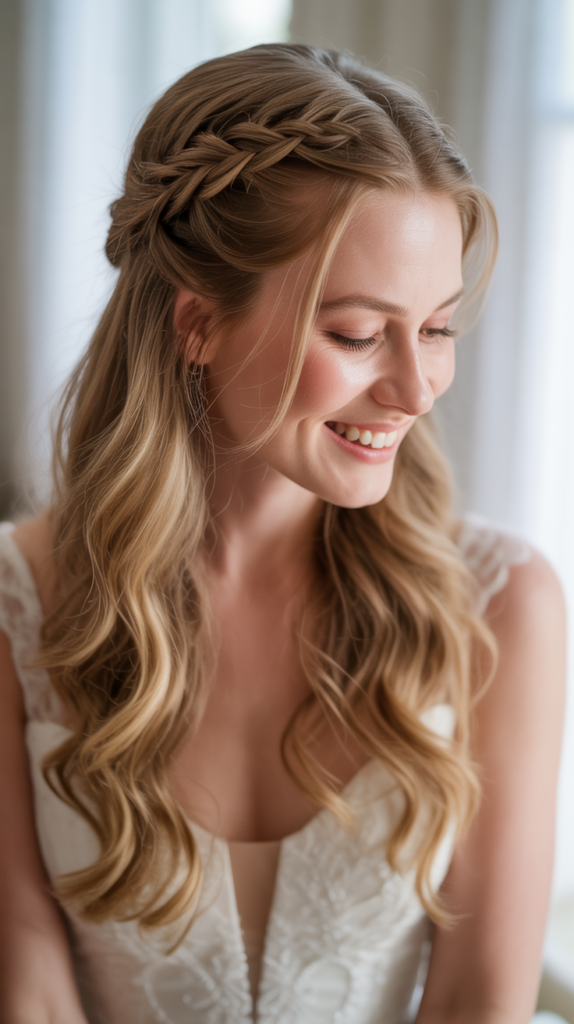 Criss-Cross Half-Up Style