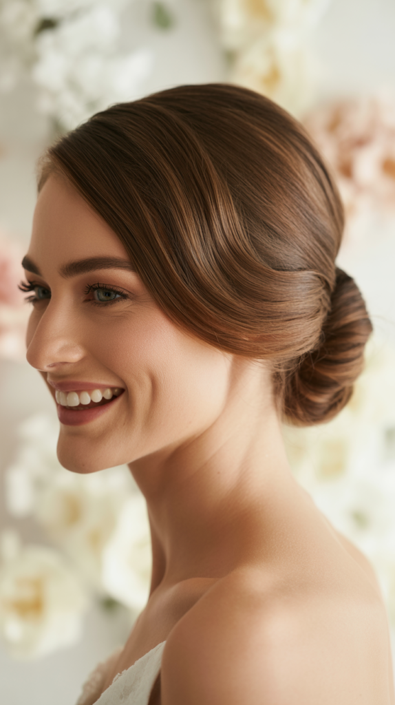  Sleek Low Twist Half-Up