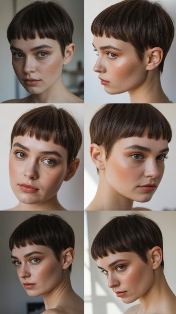 Pixie Cut with Baby Bangs