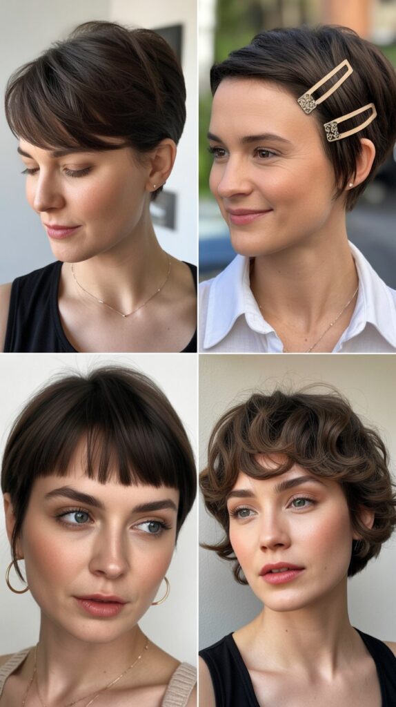 27 Flattering Very Short Pixie Haircuts for Thin Fine Hair 11 Choppy Pixie with Piecey Layers