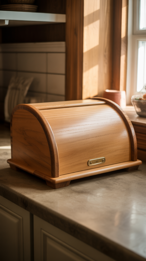 Wooden Bread Boxes