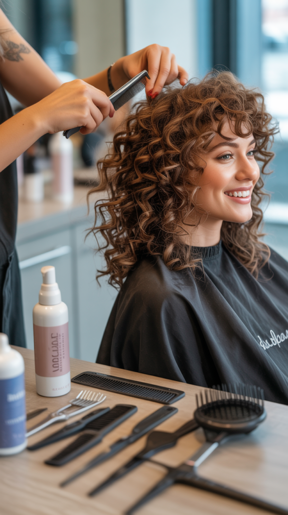 Tools for Curly Hair Maintenance Between Cuts