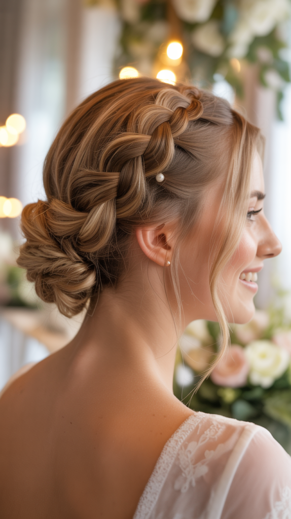 Four Strand Braid Chignon