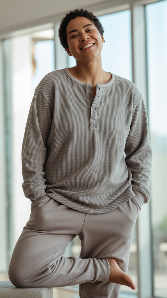 Thermal Henley and Joggers