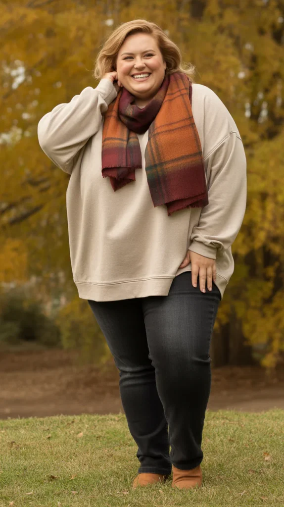 30 Cute Casual Fall Outfits for Plus-Size Women Cute Casual Fall Outfits for Plus-Size Women
