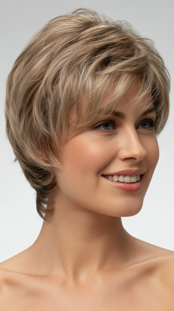 Layered Pixie Cut