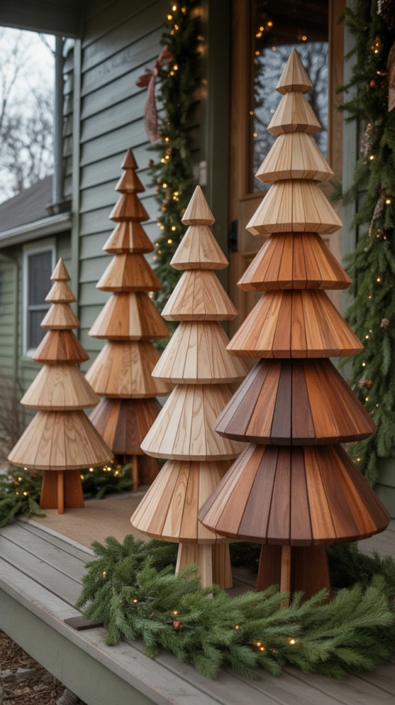 Layered Plywood Christmas Trees
