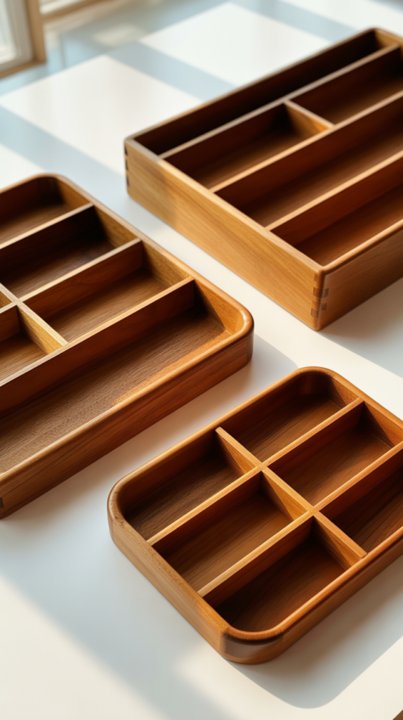 Wooden Letter Trays