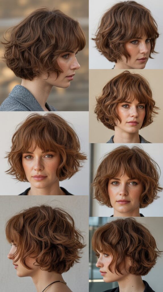 31 Stunning Wavy French Bob Haircuts for an Effortless Glow-Up 18 Shaggy Wavy Bob