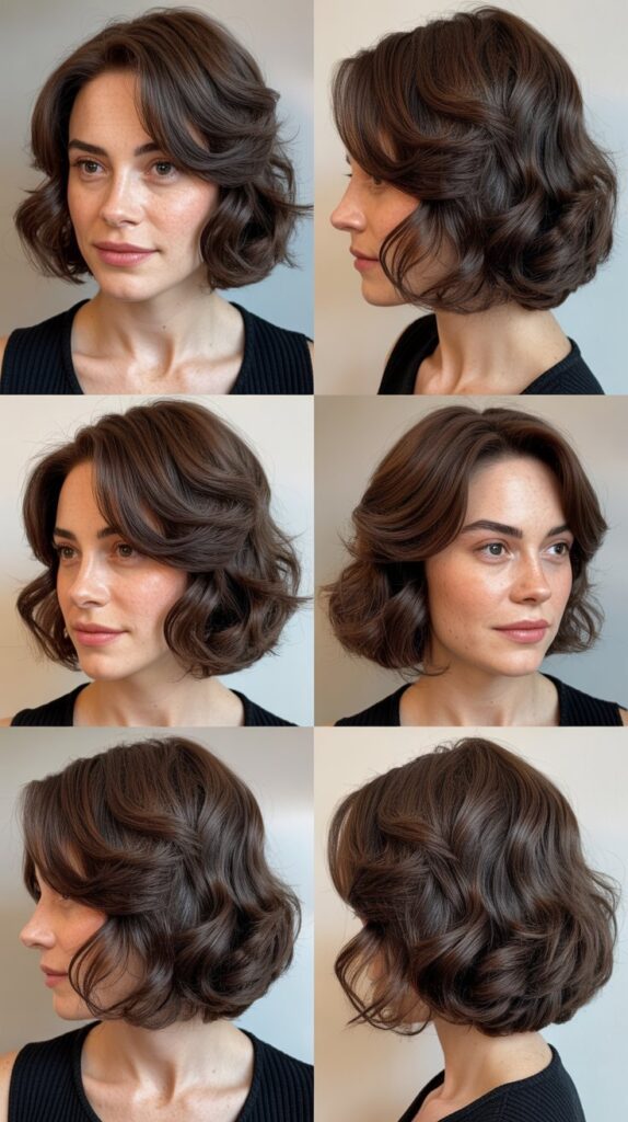 31 Stunning Wavy French Bob Haircuts for an Effortless Glow-Up 23 Wavy Bob with Face-Framing Layers