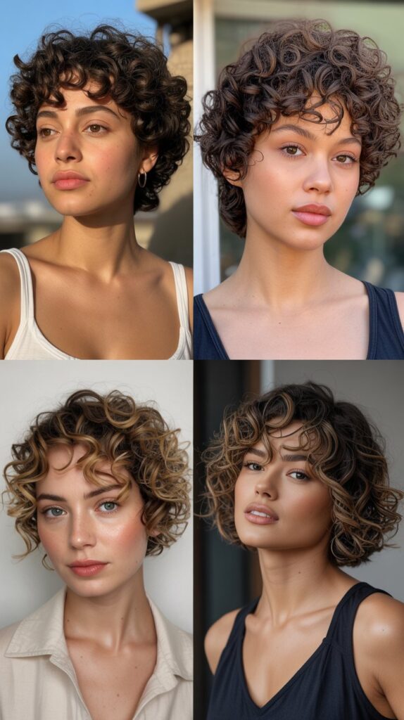 27 Flattering Very Short Pixie Haircuts for Thin Fine Hair 20 Curly Pixie for Fine Hair