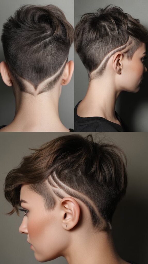 27 Flattering Very Short Pixie Haircuts for Thin Fine Hair 22 Pixie with Nape Undercut