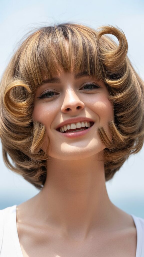 Best 27+ Choppy Bob Haircuts for Thick Hair 23 Choppy Bob with Flipped Ends