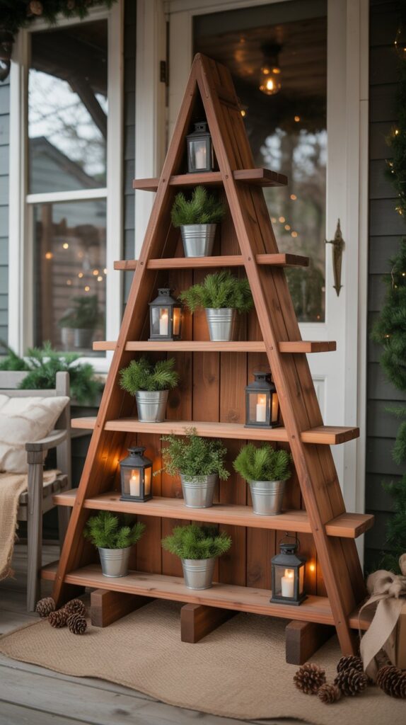 36 Wooden Christmas Trees for Your Front Porch Décor 36 Wooden Christmas Tree Stands and Holders