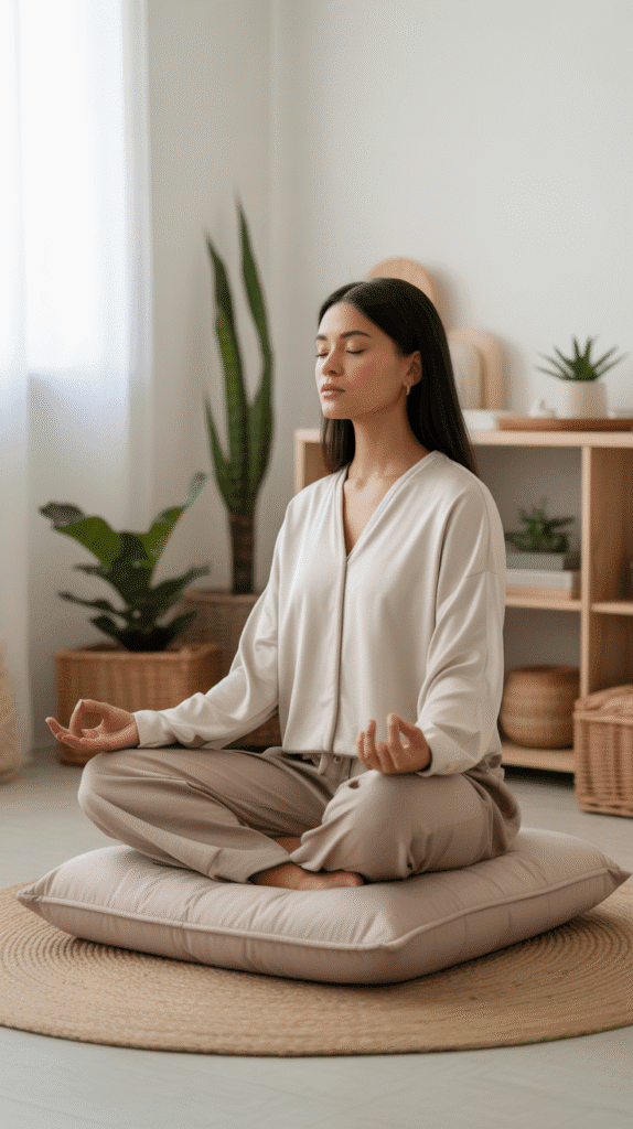 30 Trendy DTI Self Care Sunday Outfit Ideas for Women 30 Monochrome Neutral Set