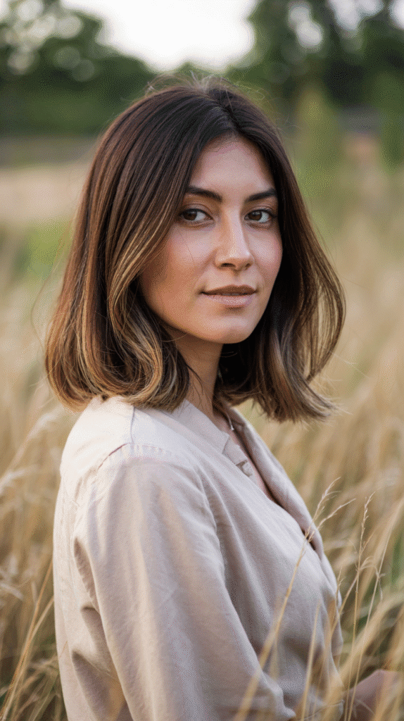 Face-Framing Layered Long Bob