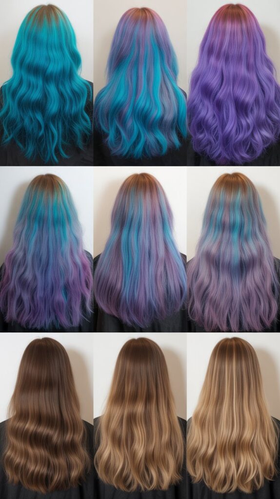 How to Transition Out of Mermaid Hair