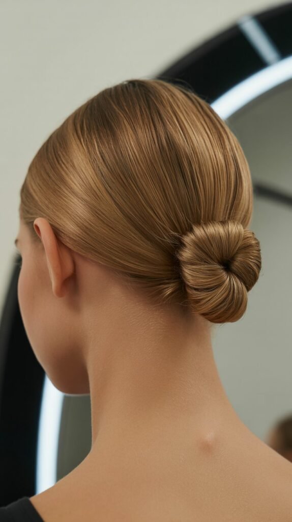 The Sleek Low Bun