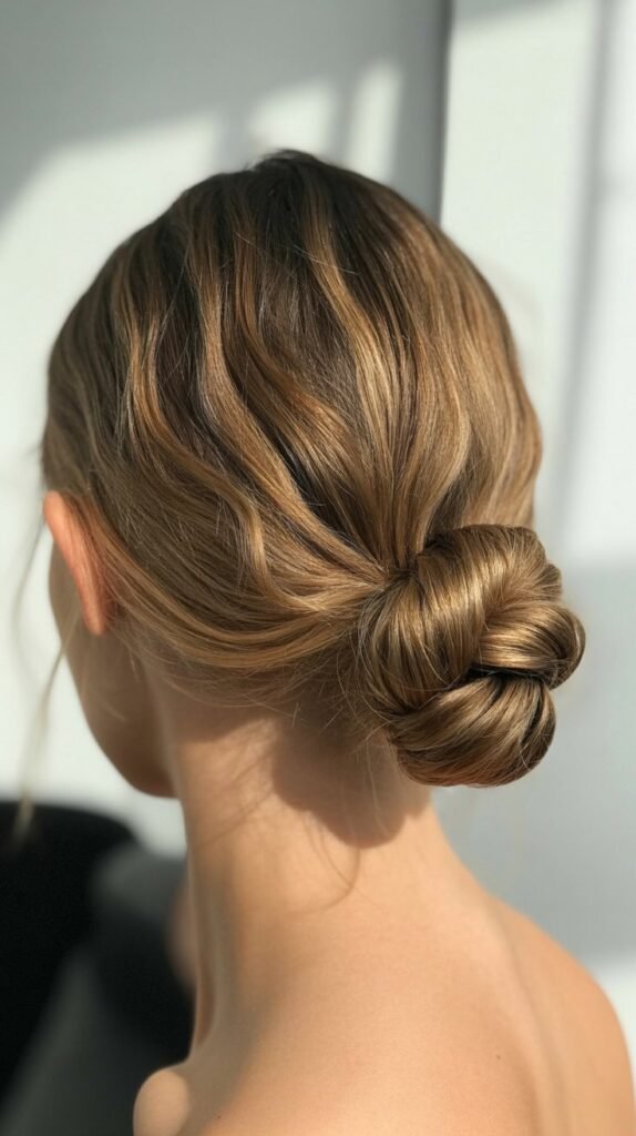 Low Twisted Chignon