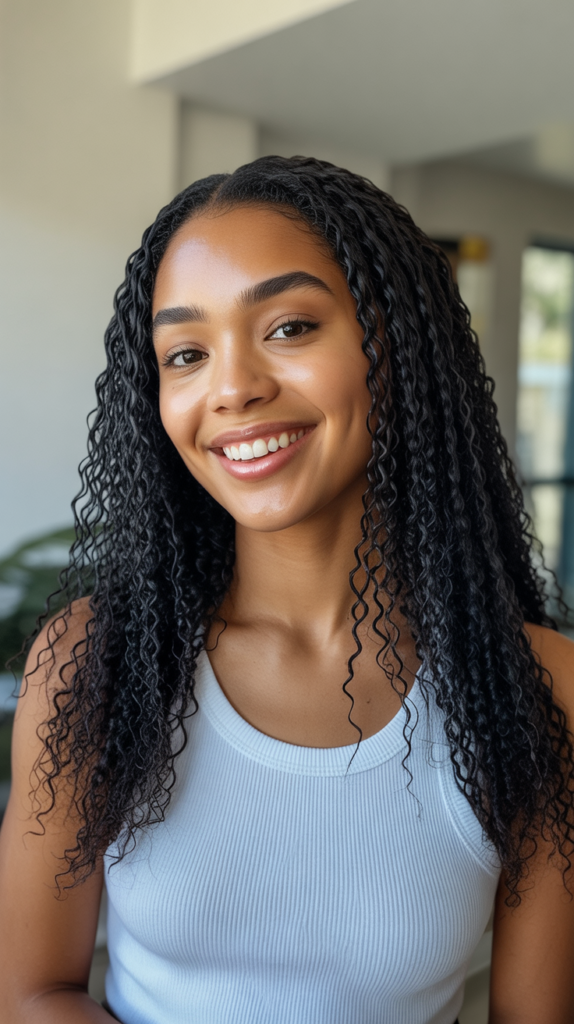 Sleek Straight with Deep Wave Pattern