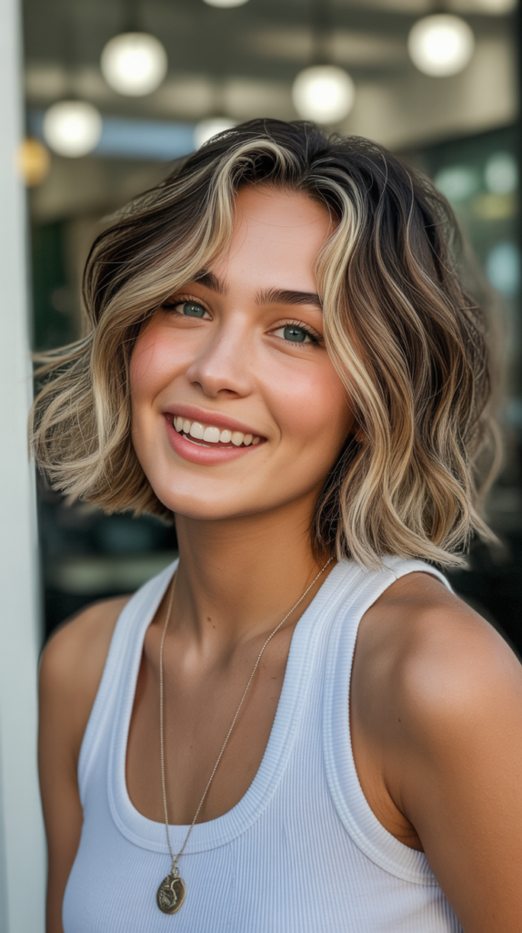 Choppy Lob (Long Bob)